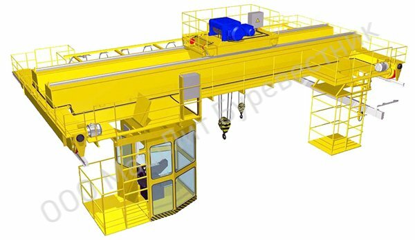 Кран мостовой электрический двухбалочный опорный 